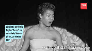 Creativity Grows With Use: Maya Angelou quote shows why practice matters; boosts resilience