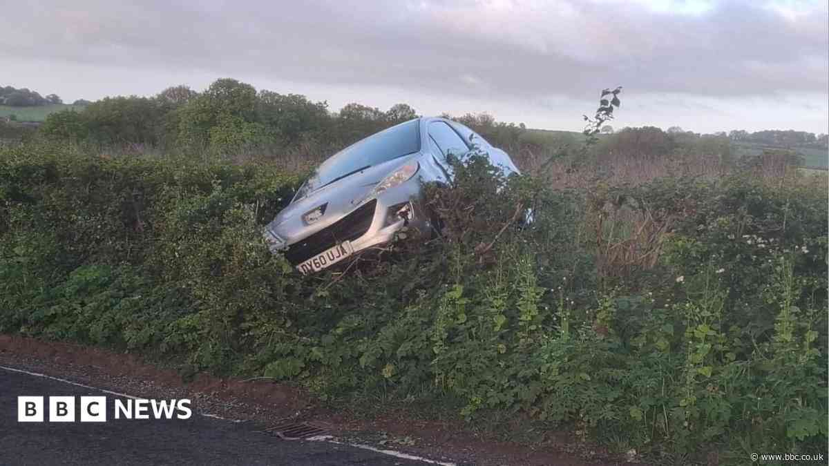 Father says pothole to blame for son's crash