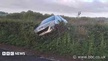 Father says pothole to blame for son's crash