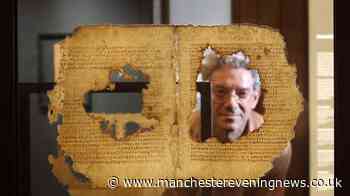 The crumbling 1,700-year-old book in a Manchester library which inspired this summer's biggest blockbuster