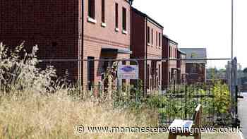 The empty housing estate in a corner of Salford
