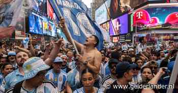Zelfs voor wereldstad New York is WK-finale Spanje - Argentinië uniek in zijn schaal en omvang