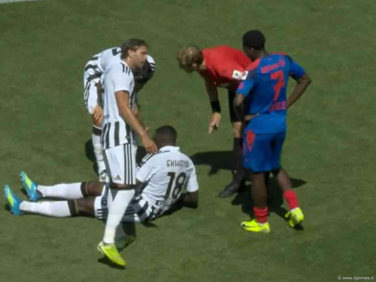Juve, esordio senza squilli. Con l’infortunio di Ekhator Spalletti già senza punte
