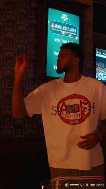 Dart Night With The Philadelphia 76ers #shorts #darts #sixers #philly #nba