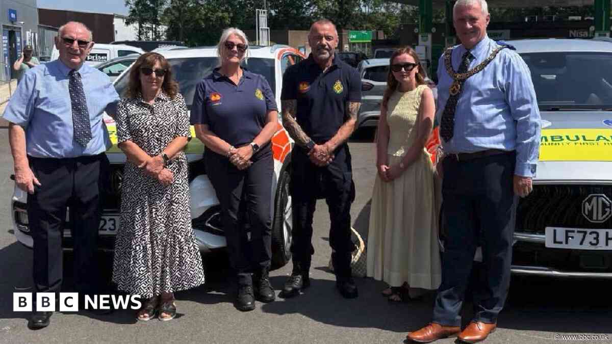 Mum's fundraising pays for 18 responder vehicles