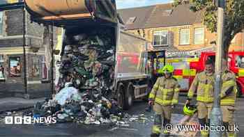 E-bike batteries blamed for second bin lorry fire