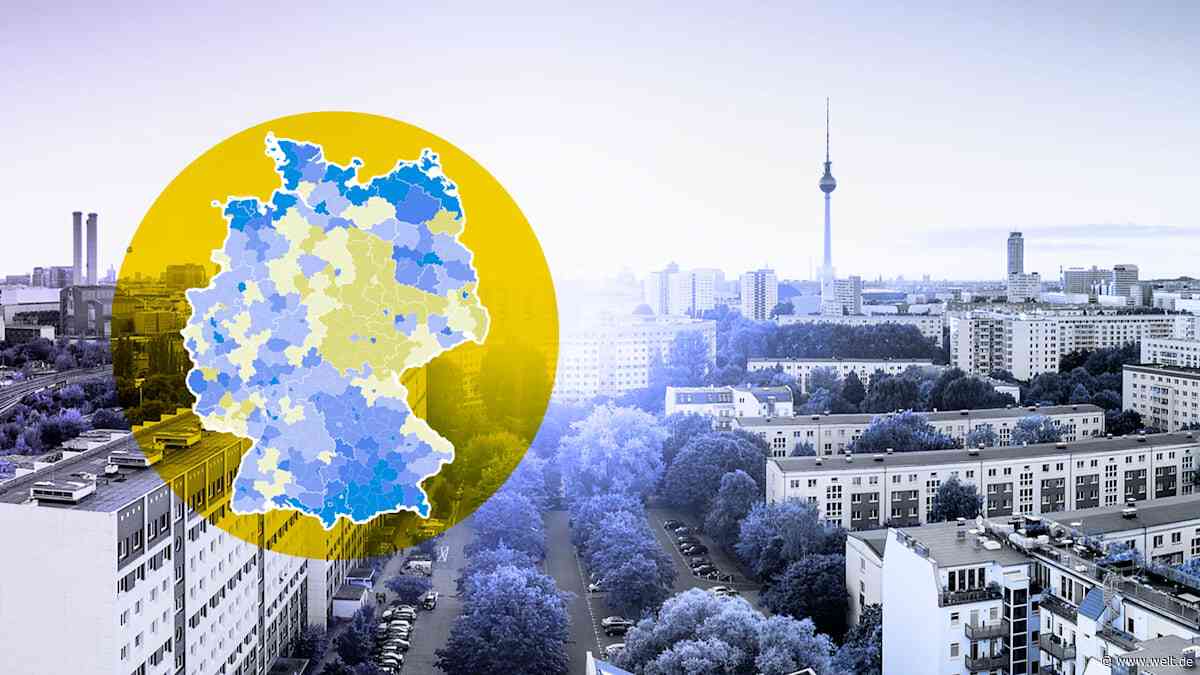 Kaufen oder mieten? Diese Karte verrät, was sich in Ihrer Region lohnt