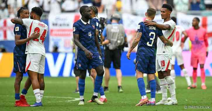 France star ‘in tears in dressing room’ after England defeat at World Cup