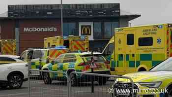 Pedestrians rushed to hospital after horror multi-car crash at Llandudno retail park