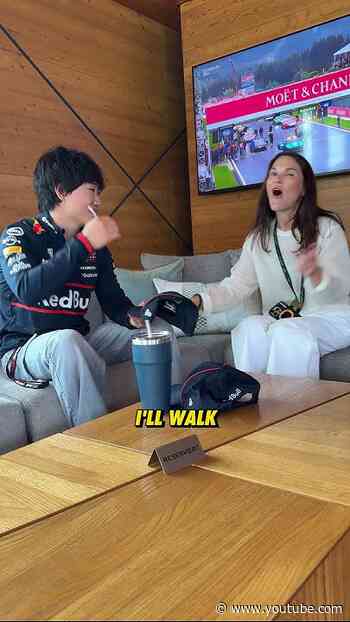 “I don’t want to get you in trouble” 🥹💙#F1 #RedBullRacing
