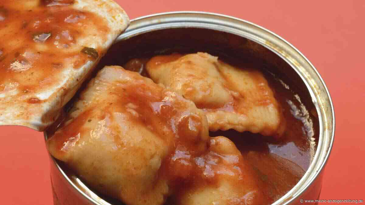 Warum man Ravioli nie in der Dose erwärmen sollte