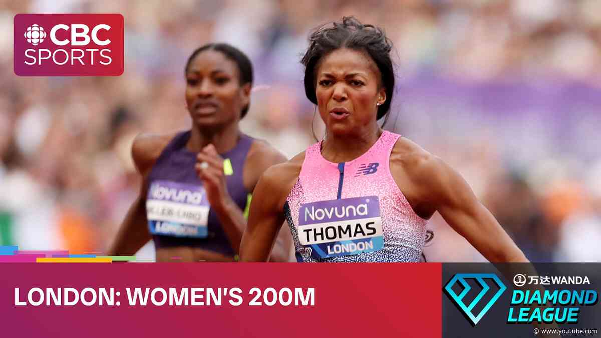 Women's 200m featuring Saint Lucia's Julien Alfred & more at London Diamond League meet #athletics