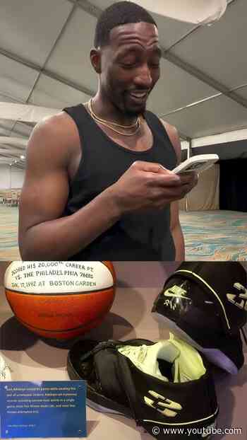 Imagine scoring 83…then seeing the shoes from that night in the HOF #bamadebayo #halloffame