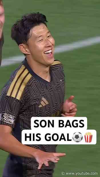 Son Heung-Min first goal of the season for @LAFC!!🎉