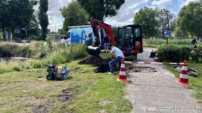 Leidingbreuk veroorzaakt overlast in Vinkeveen