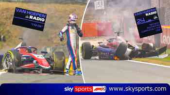 BIG F2 crash sparks fire forcing red-flag stoppage in Belgium