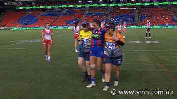 Knights star departs with injury