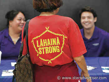 Displaced Lahaina residents hope jobs will provide a way home