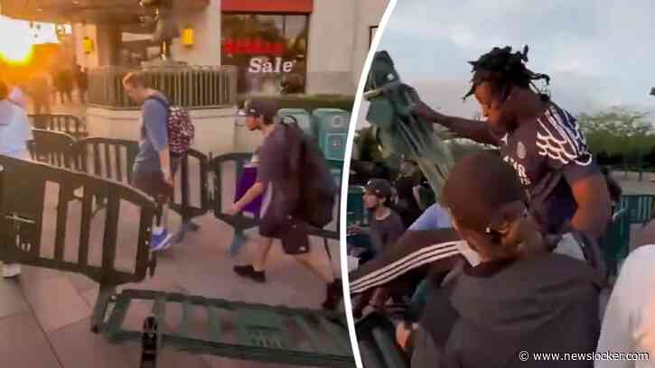 Complete chaos bij verkoop populaire verzamelkaarten in Disneyland Parijs