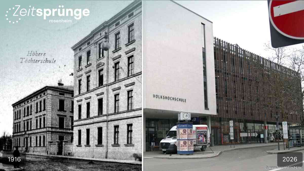 Rosenheimer Zeitsprünge: Diese Volksschulen mussten im Zentrum einem Parkhaus weichen
