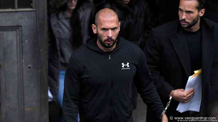 Andrew Tate arrested in Miami over UK rape, trafficking charges