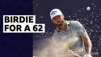'Fantastic finish' - Burns holes out from bunker on 18 to tie round record