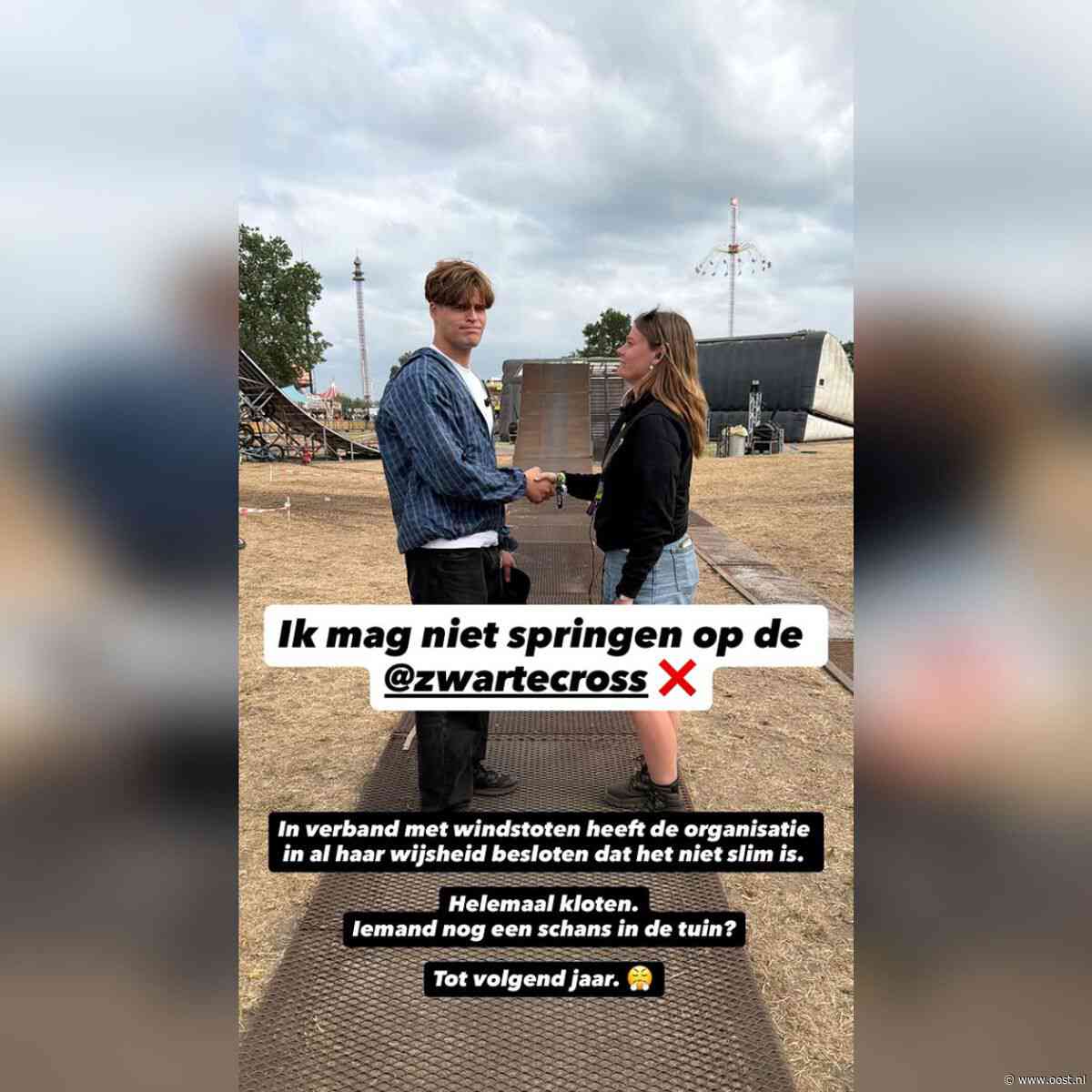 'Helemaal kloten'; Niels Wennemars mag niet stunten op Zwarte Cross