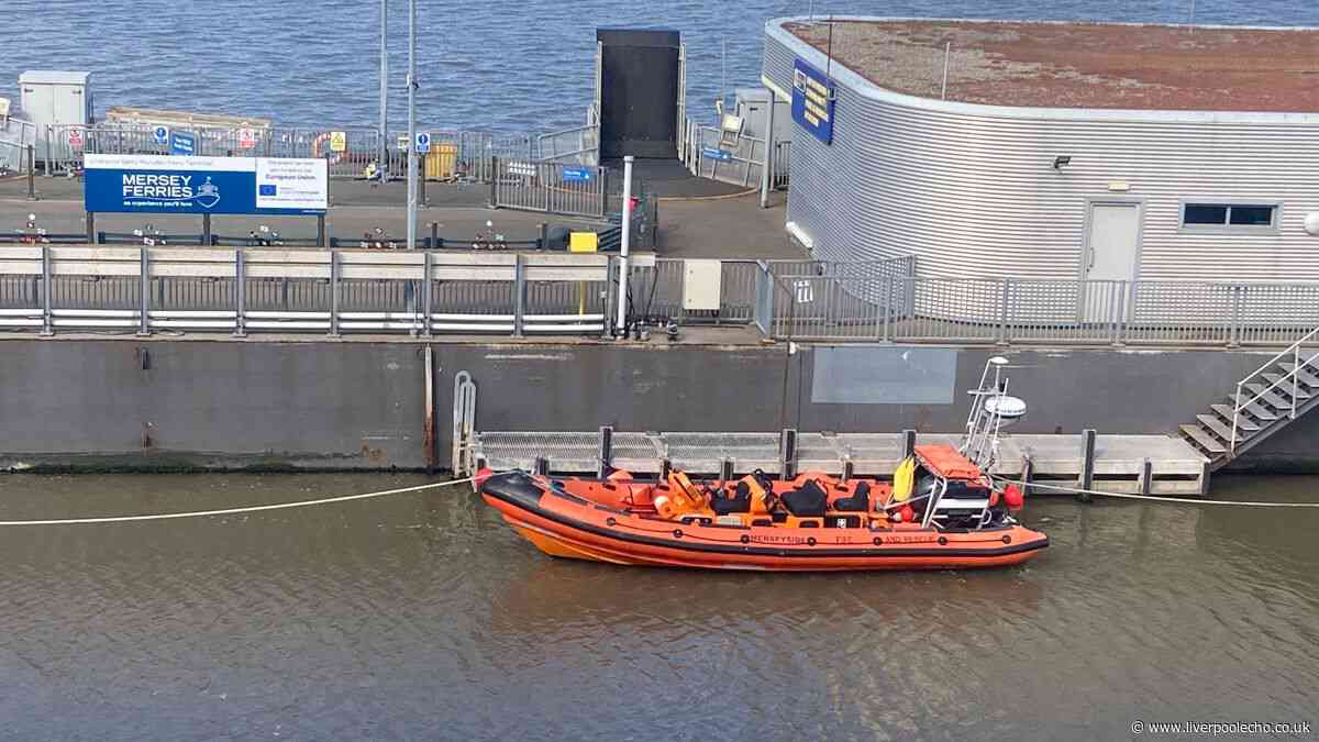 Man rushed to hospital after rescue from riverside by Pier Head Ferry Terminal
