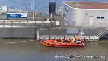 Man rushed to hospital after rescue from riverside by Pier Head Ferry Terminal