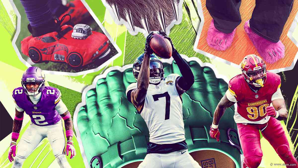 'Slippers and slides, baby!': For fun or therapy, NFL players love their off-field footwear