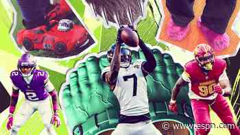 'Slippers and slides, baby!': For fun or therapy, NFL players love their off-field footwear