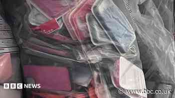 Counterfeit goods worth thousands seized from shops