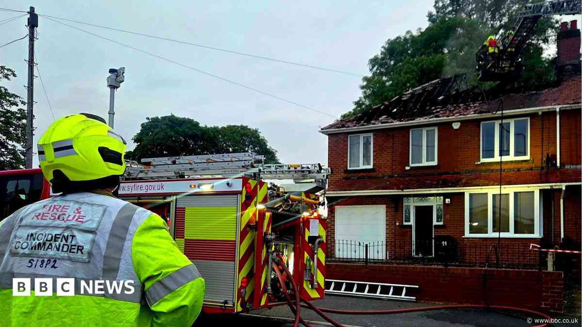 'Extensive damage' after Barnsley house fire
