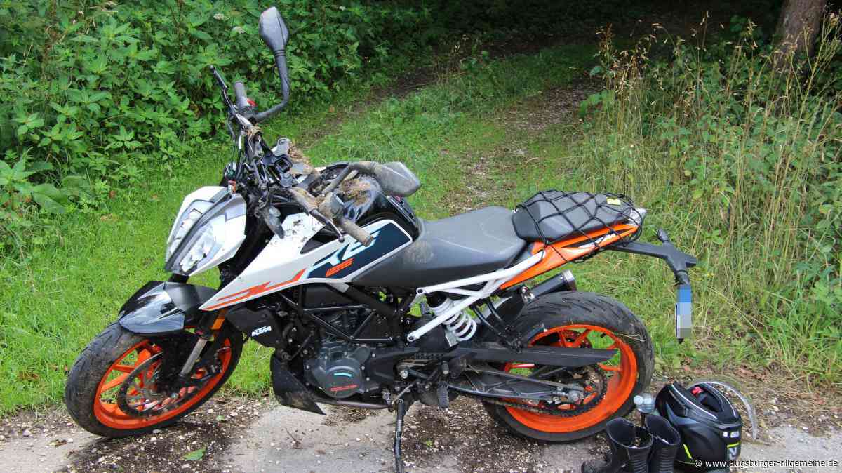 Frau verunglückt mit ihrem Motorrad bei Weißenhorn