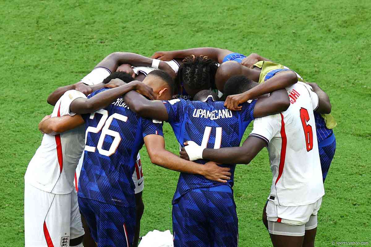 England and France players lauded for praying together after World Cup thriller