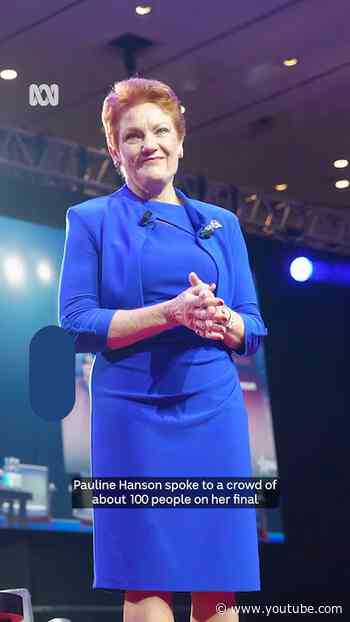 Pauline Hanson addresses CPAC London | ABC NEWS