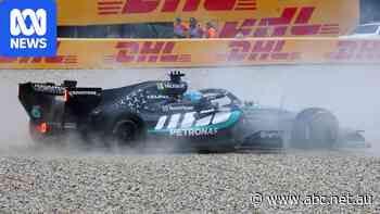 Live: Russell crashes out, Piastri's car damaged in frenetic Belgian GP