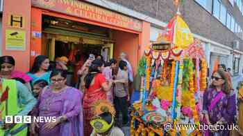 Hindu temple holds first-ever Rath Yatra fest