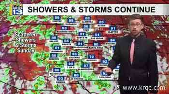 Another round of showers, storms ahead for New Mexico