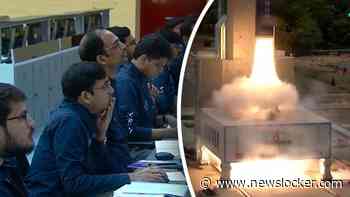 Beelden: India lanceert eerste particuliere raket