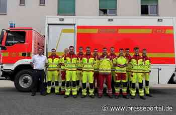 FW Paderborn: 12 neue Rettungssanitäter durch die Feuerwehr Paderborn ausgebildet