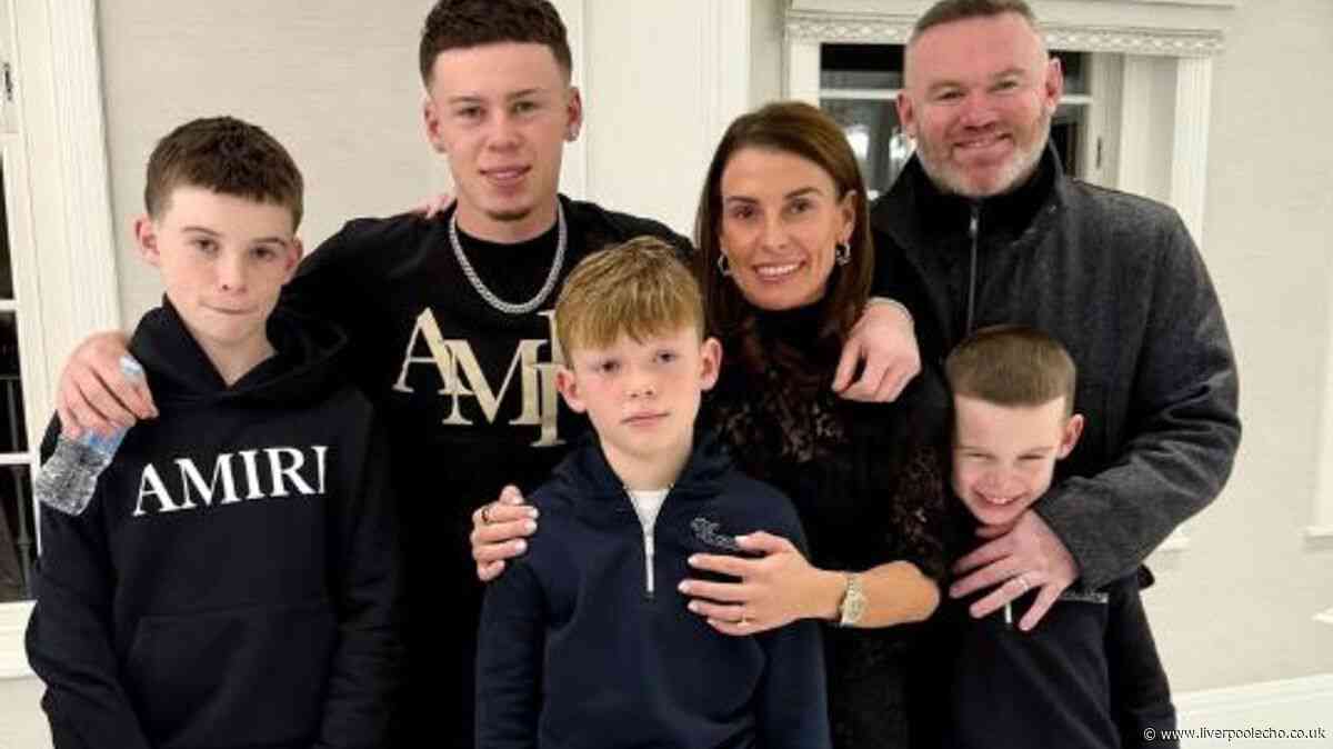 Coleen and Wayne Rooney's son has 'summer holiday' transformation