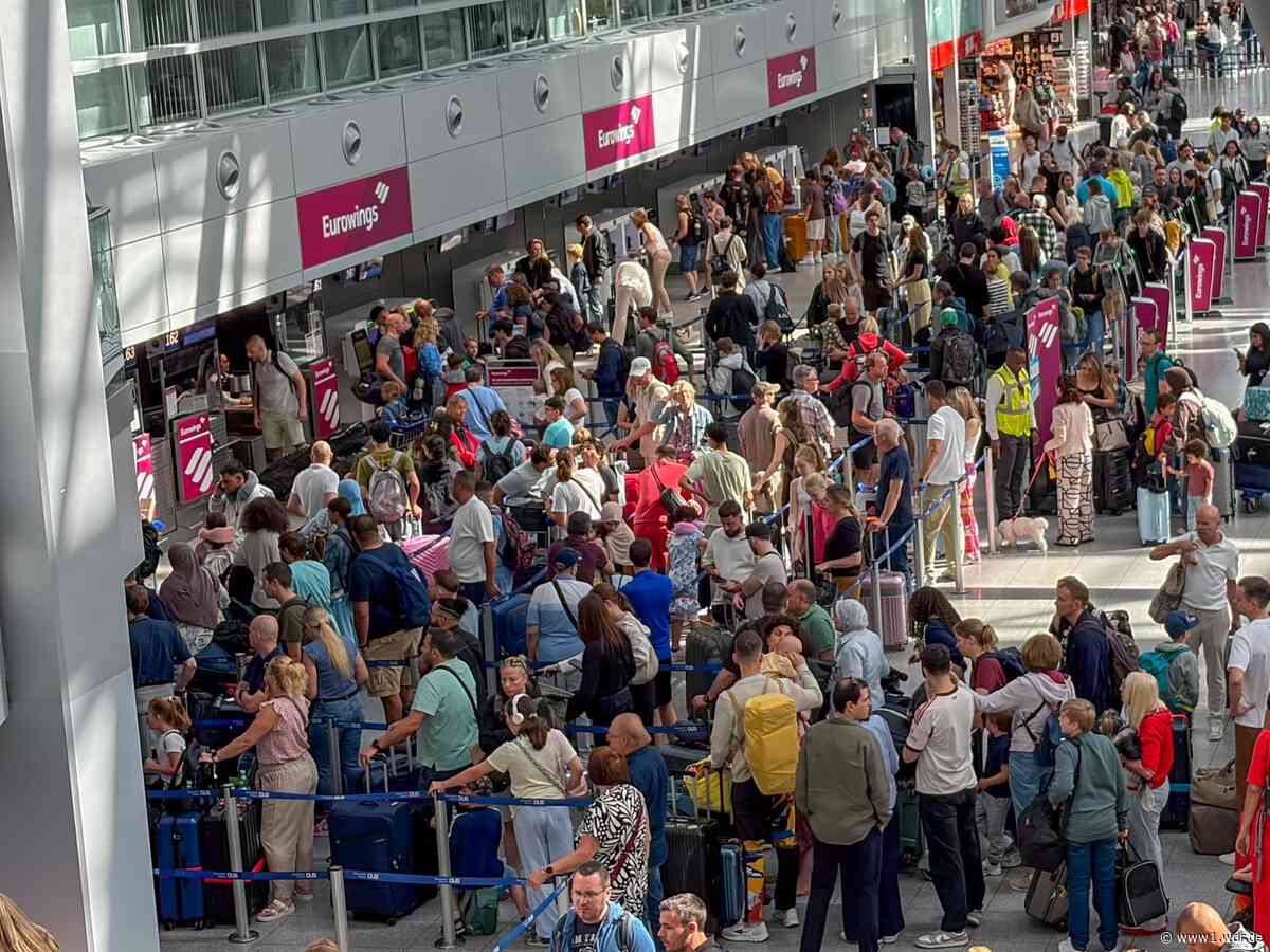 Ferienstart am Flughafen Düsseldorf