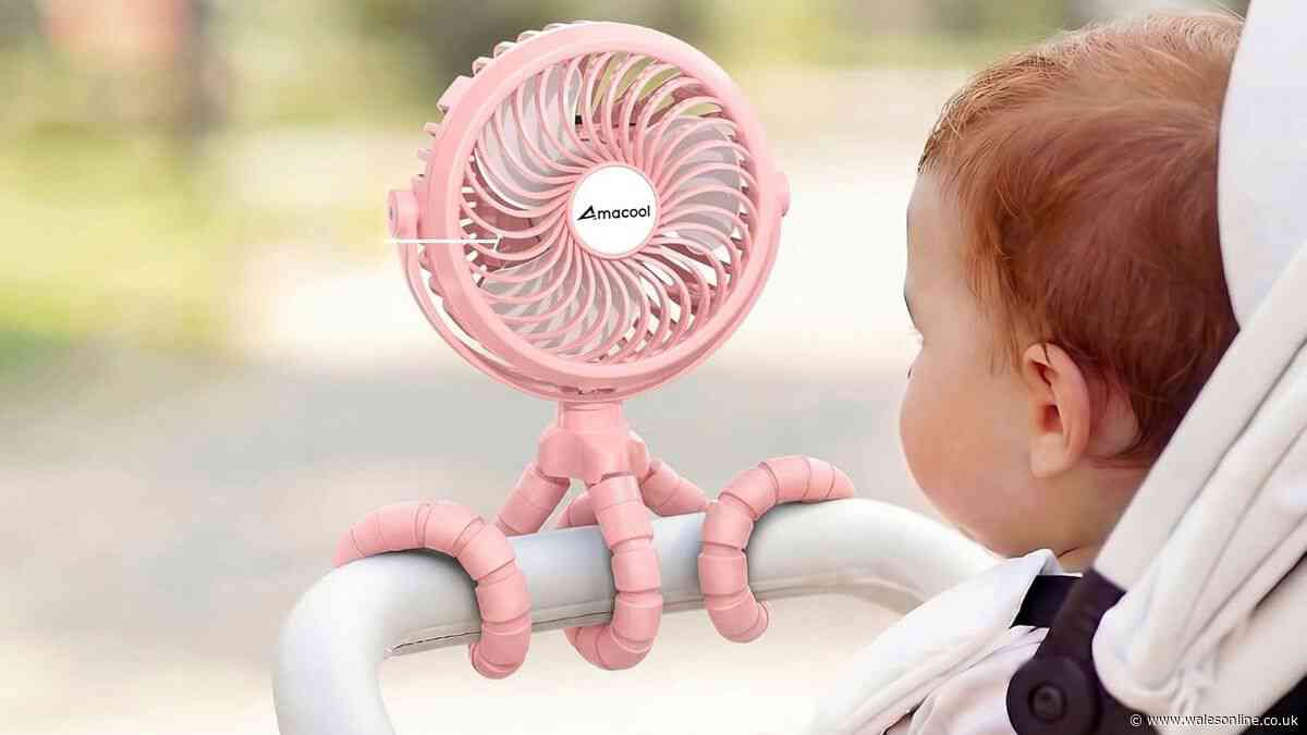 Portable £20 fan for cots, car seats and prams keeps babies 'lovely and cool'