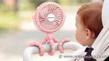 Portable £20 fan for cots, car seats and prams keeps babies 'lovely and cool'