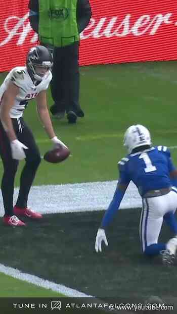 This route from Drake London in the red zone 😮‍💨 #nfl #highlights #football #atlantafalcons