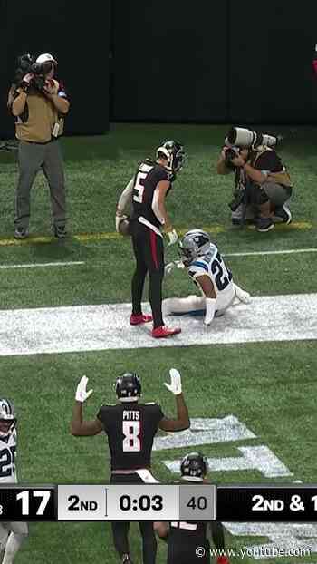Drake London is a CHEAT code 😈 #nfl #highlights #football