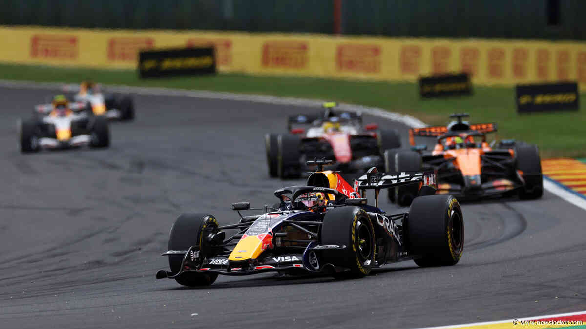 Kimi Antonelli slaat terug in België, Max Verstappen voor derde keer dit jaar op het podium
