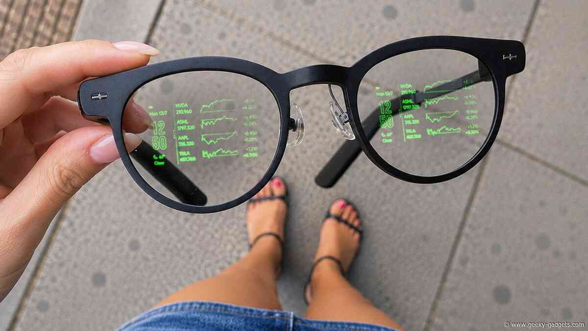 MemoMind One Smart Glasses Drop Cameras for Dual HUD Tech