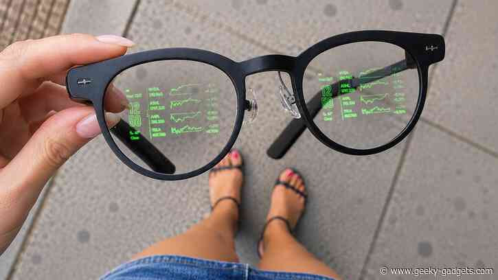 MemoMind One Smart Glasses Drop Cameras for Dual HUD Tech